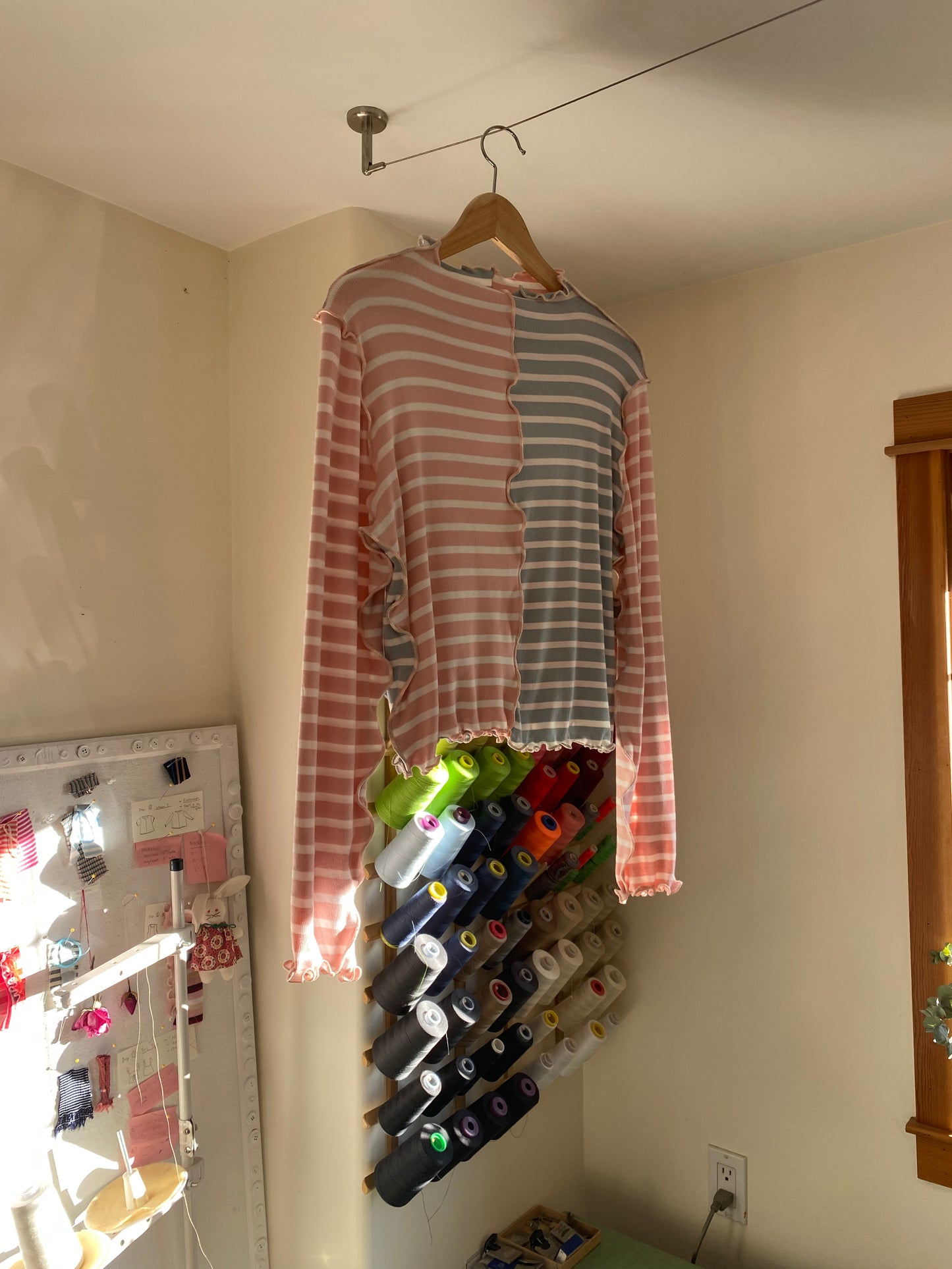 Wiggley Longsleeve - Pink & Blue