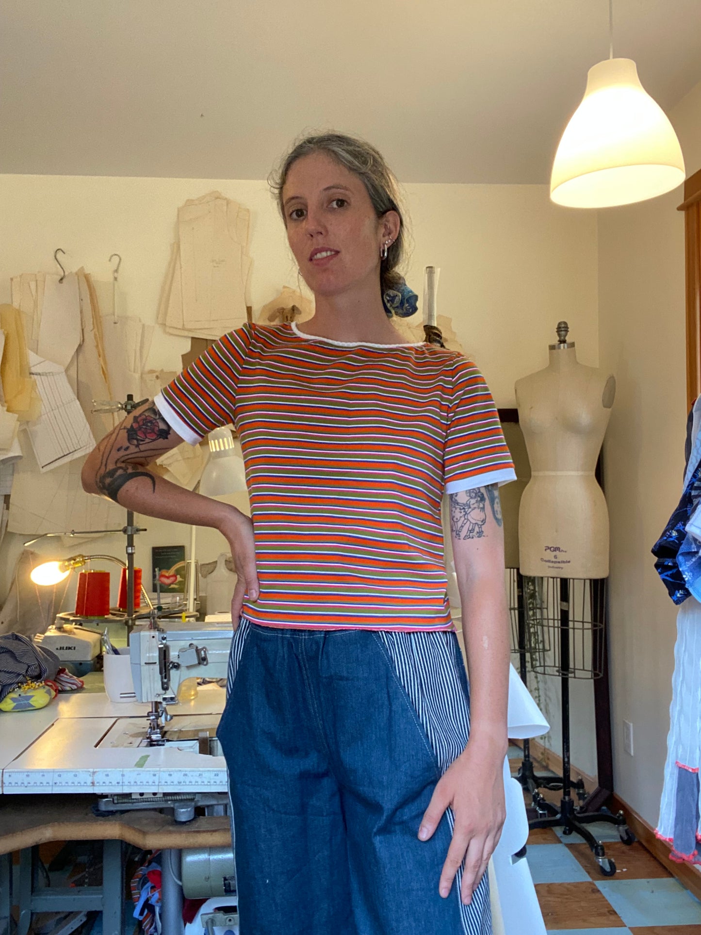 Ringer T - Citrus Stripes