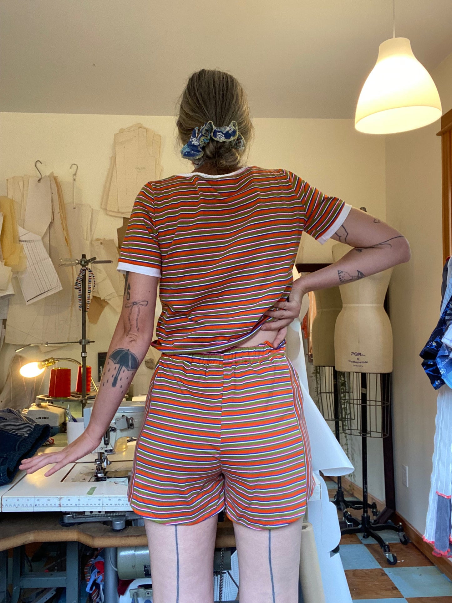 Summer Camp Shorts - Citrus Stripes