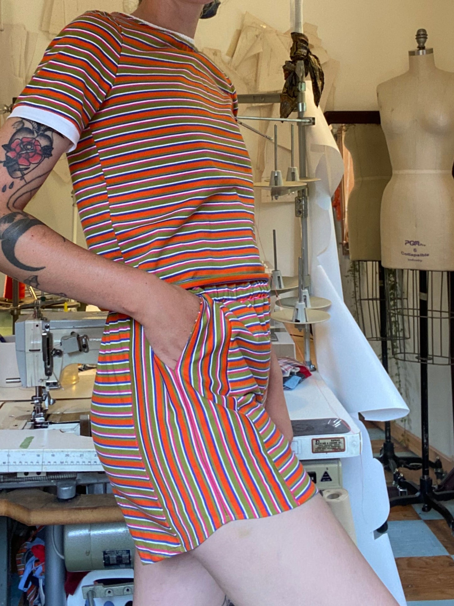 Ringer T - Citrus Stripes