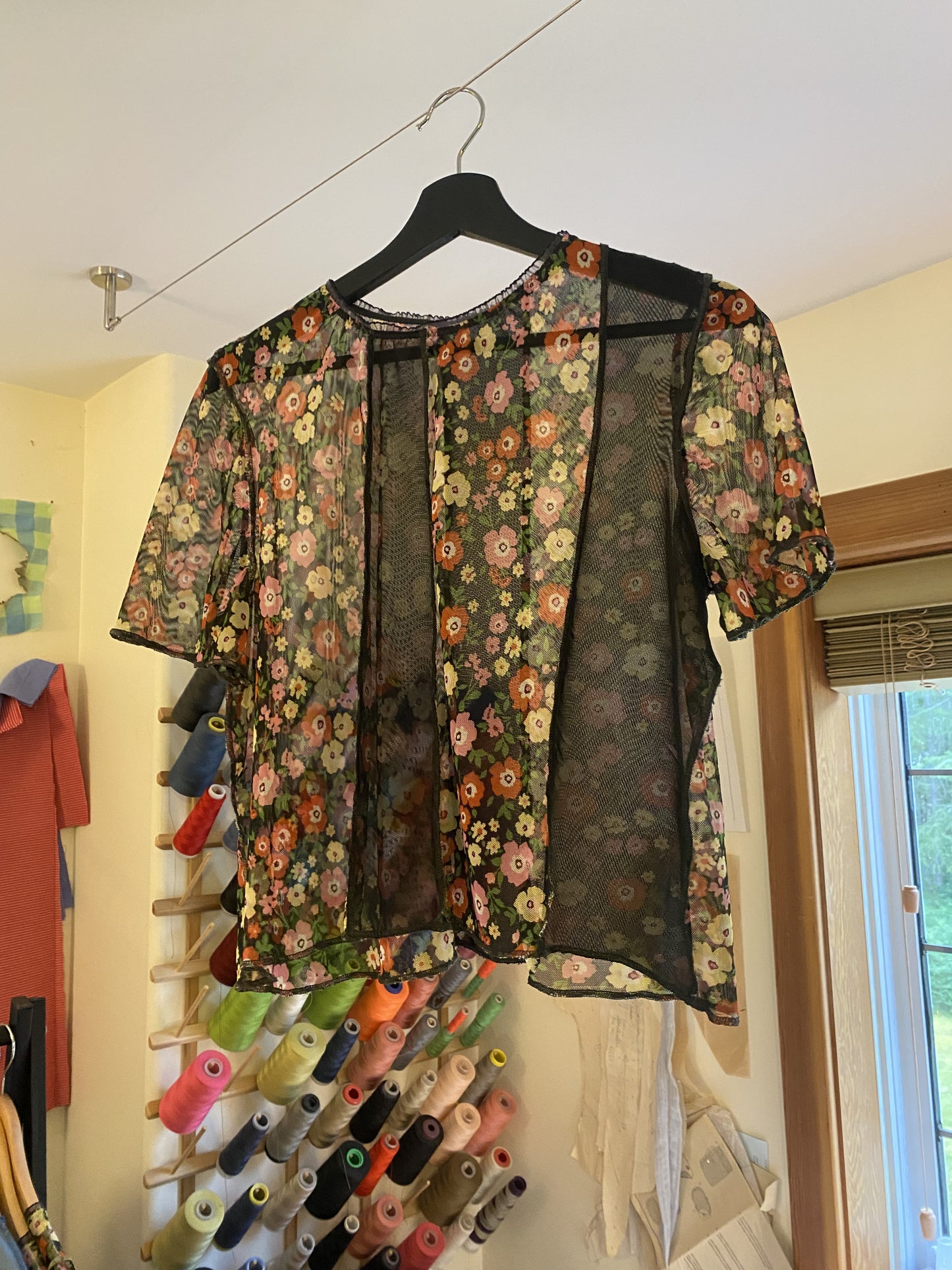 Mesh Baby T - Patchwork - XL