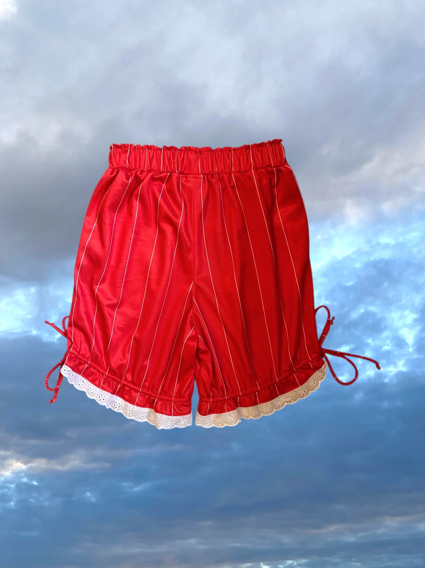Baseball Bloomers - Red Satin