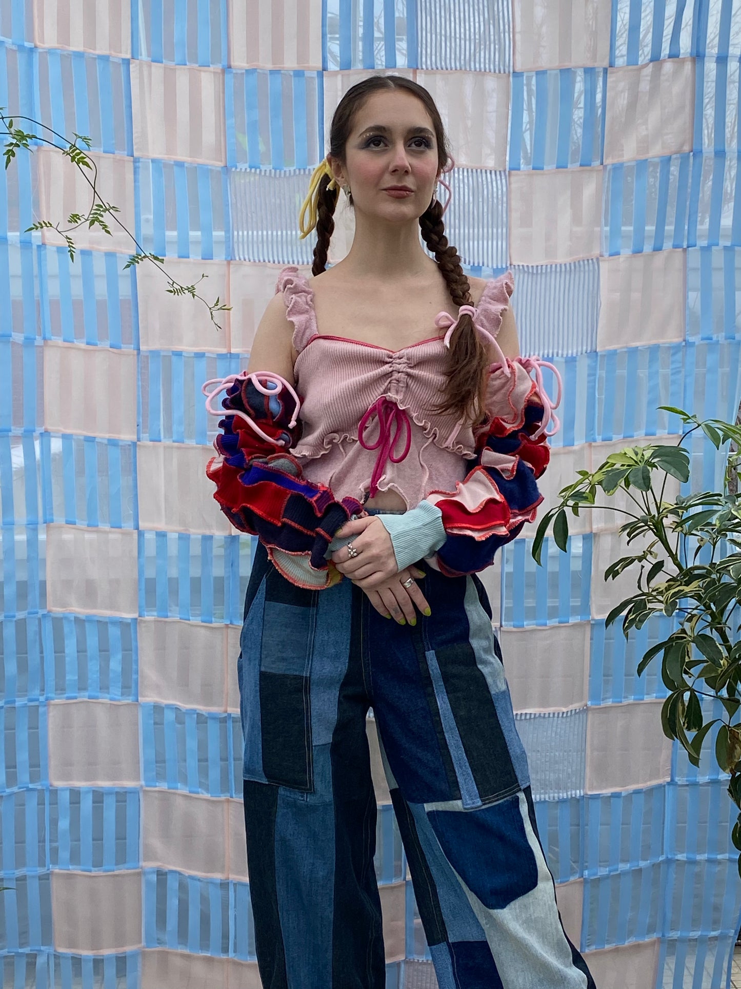 Iris Top - Pink Sweater Knit - S/M