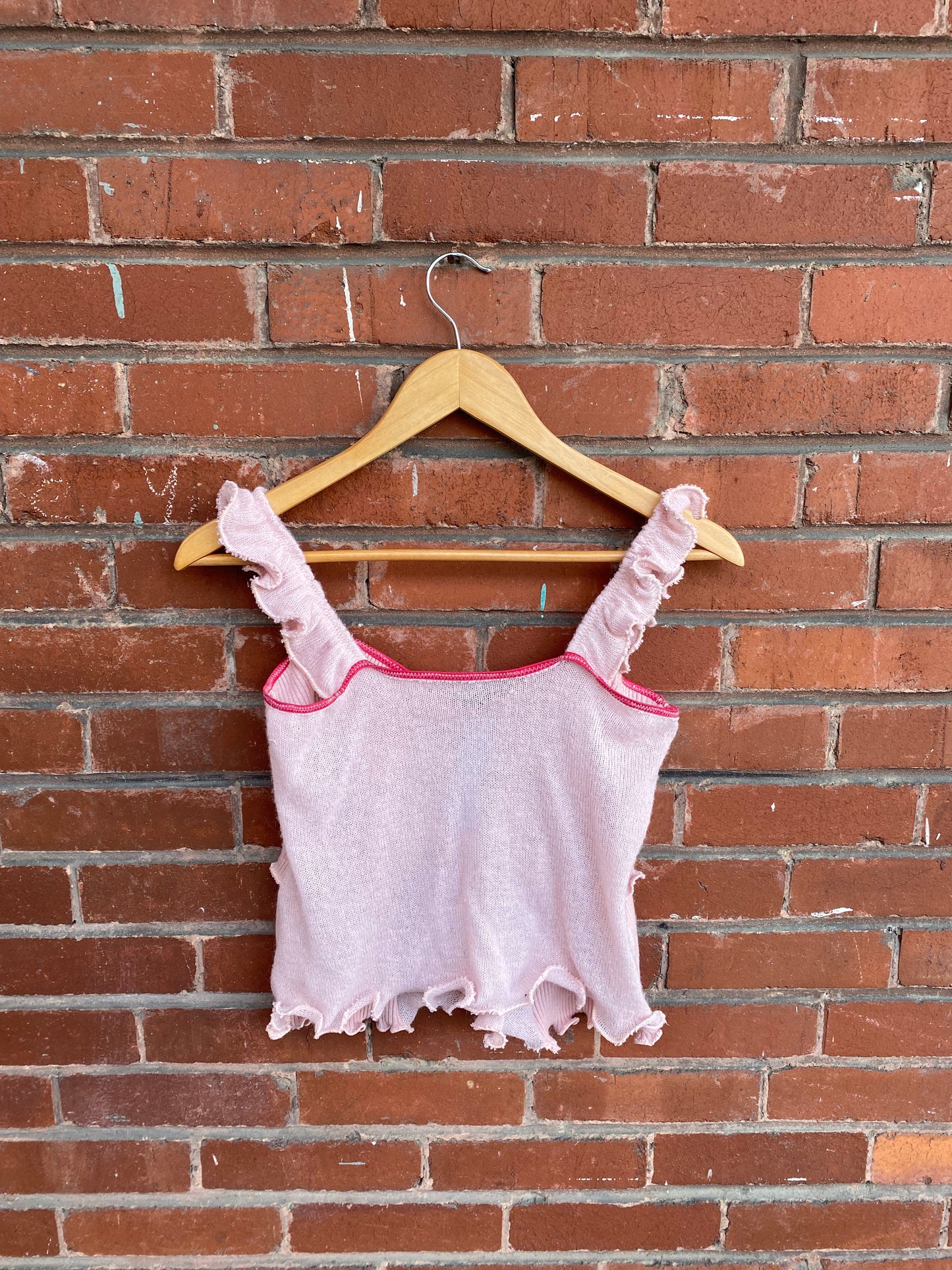 Iris Top - Pink Sweater Knit - S/M
