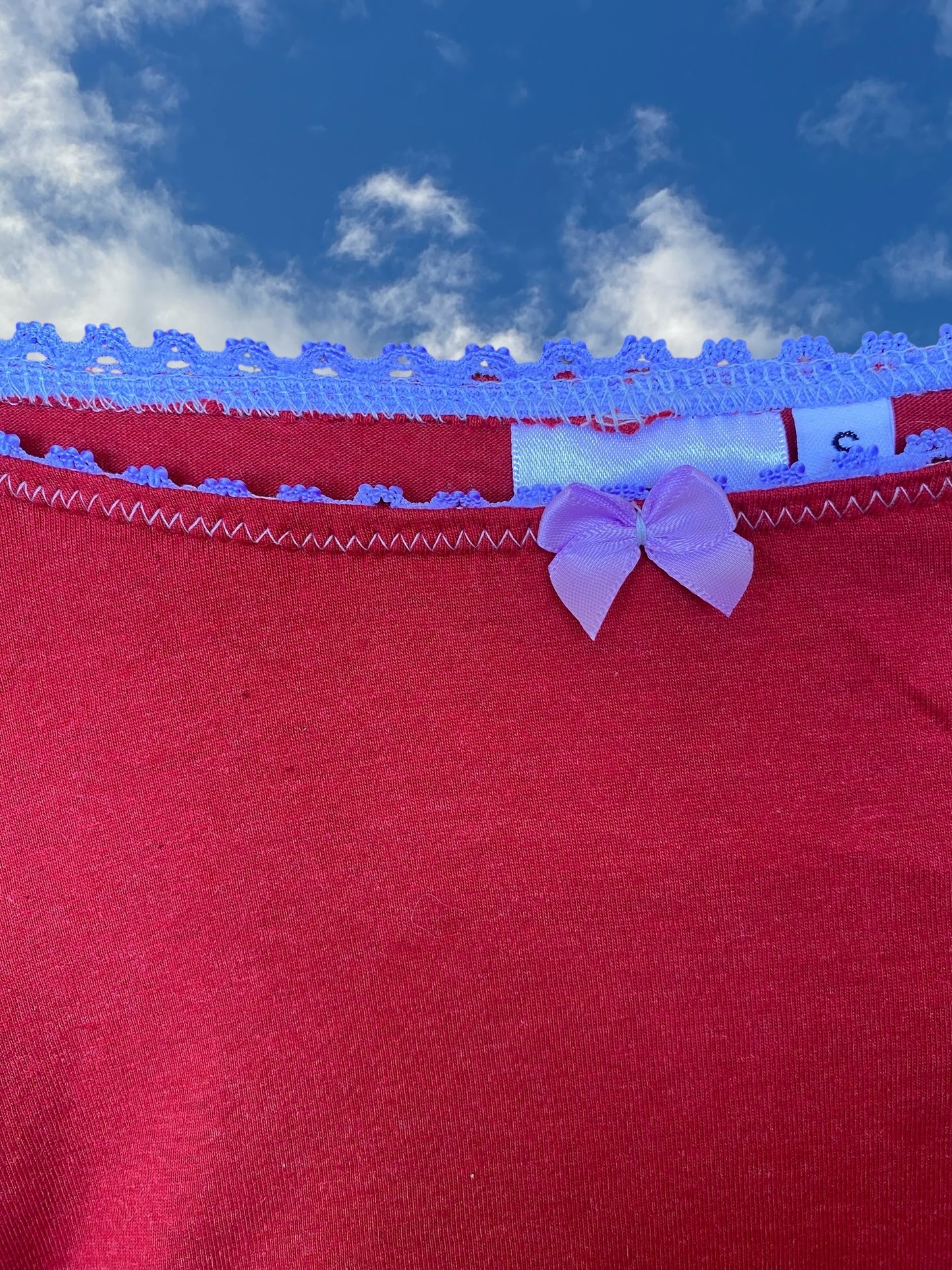 Blossom Longsleeve - Red/Lavender