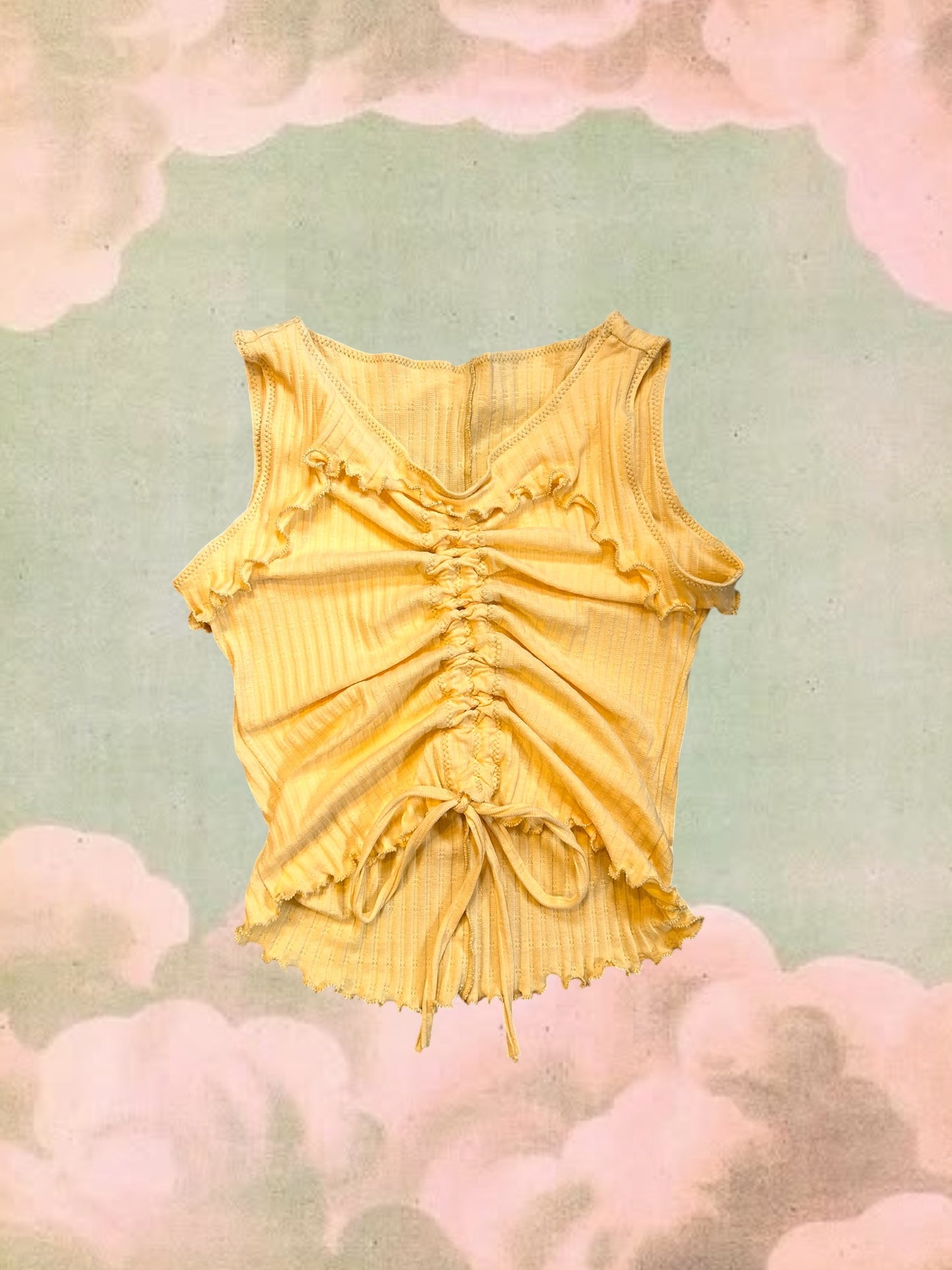 Ruffle Tank - Buttercup