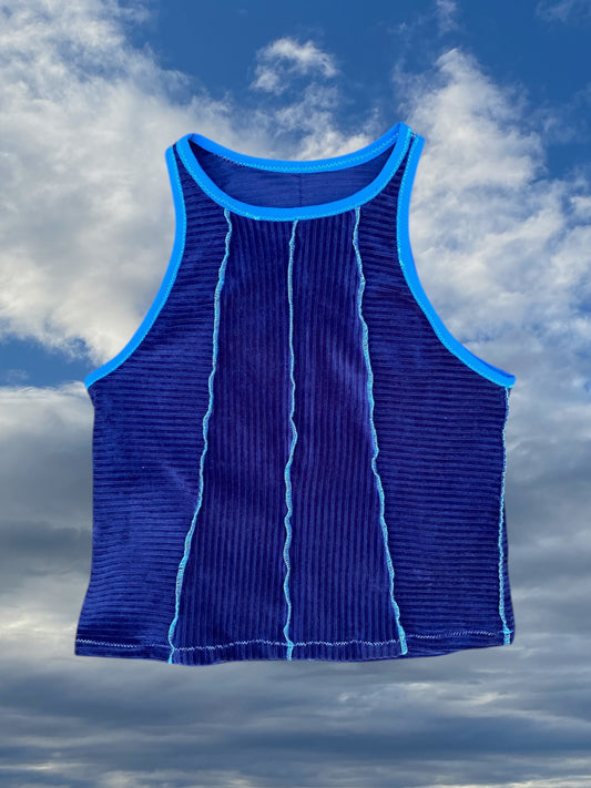 Lily Tank Top - Night Sky Corduroy
