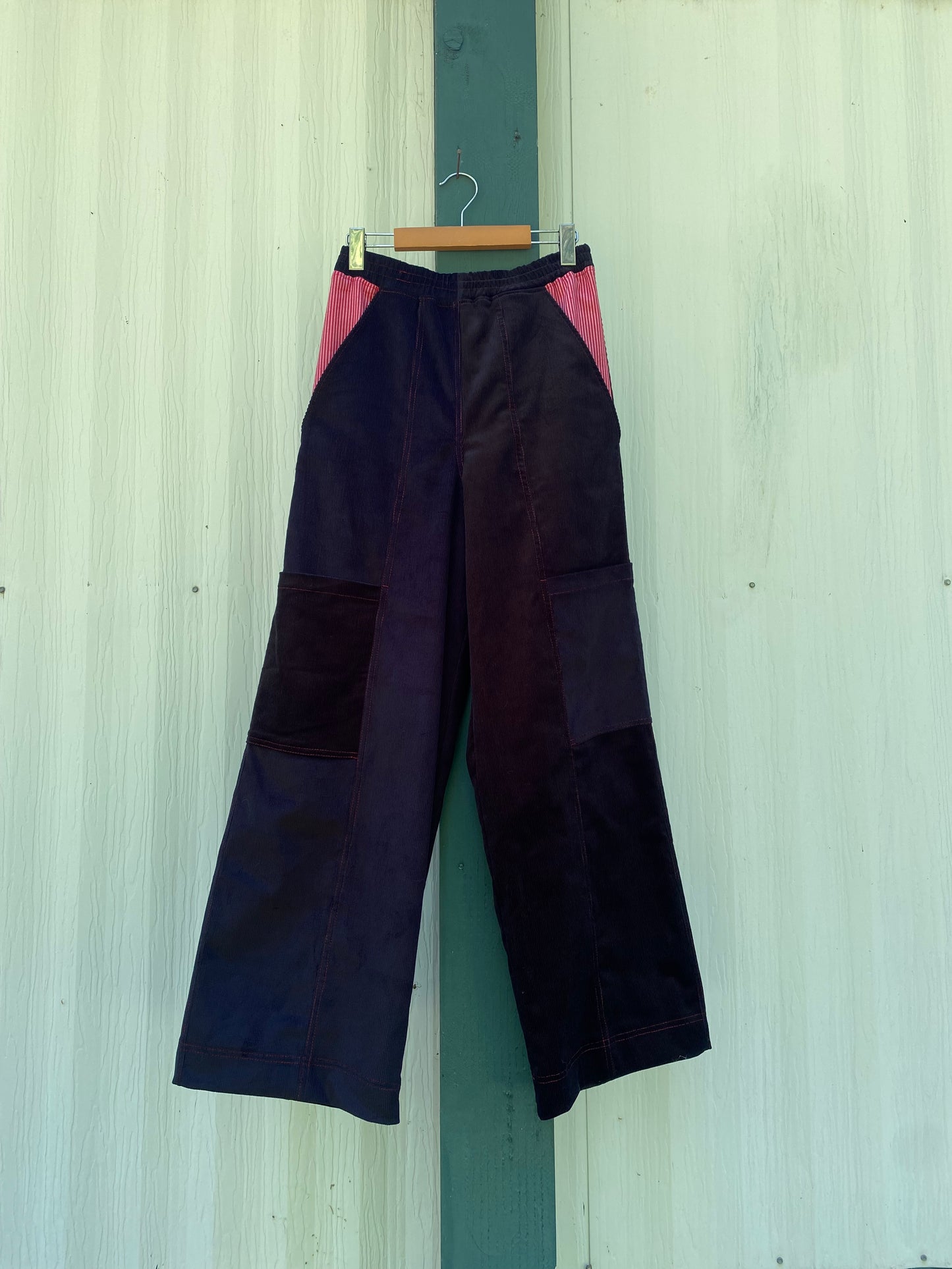 Poppy Pant - Black Corduroy