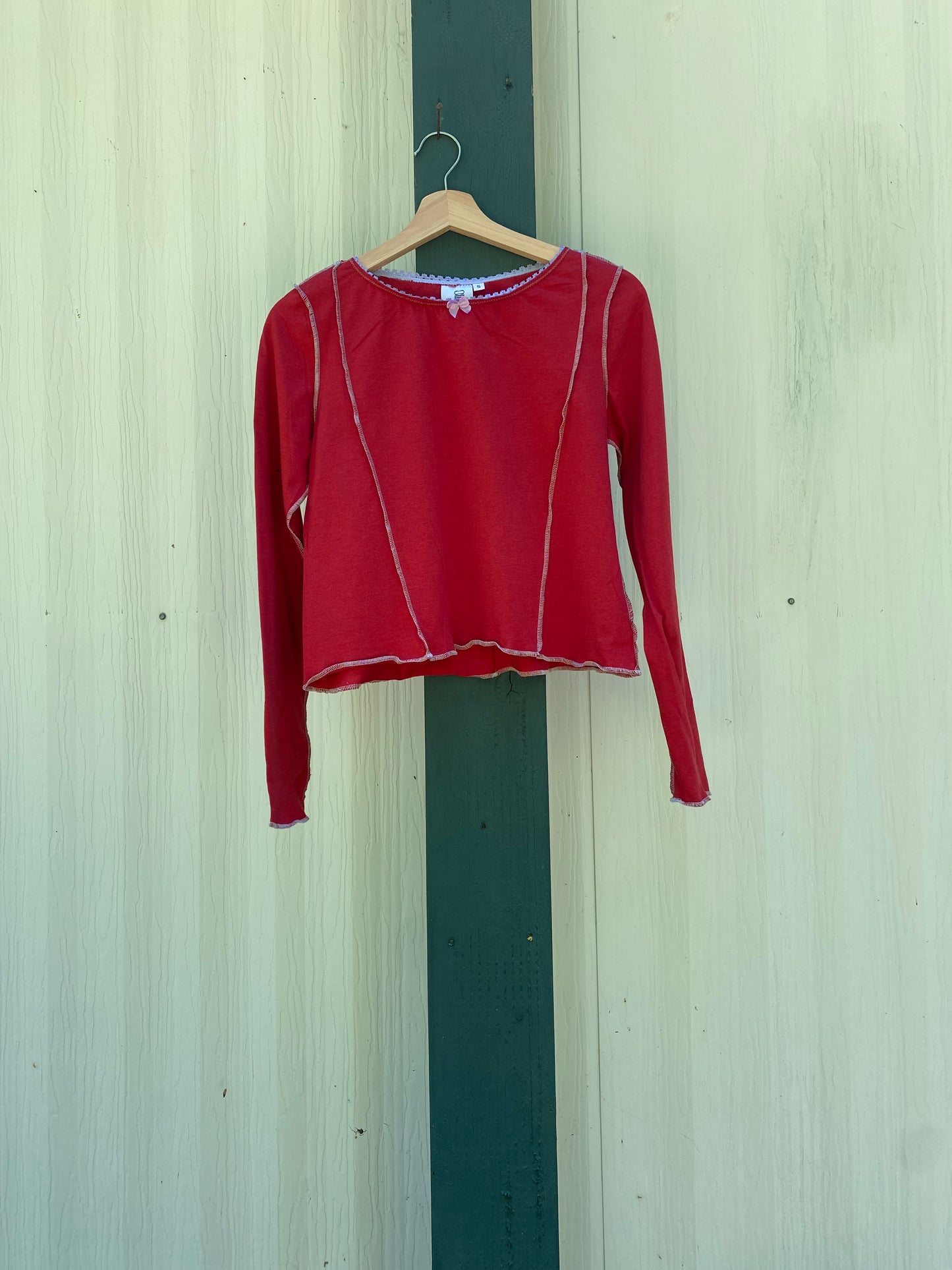Blossom Longsleeve - Red/Lavender