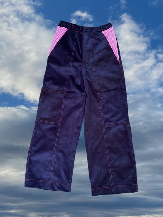 Poppy Pant - Black Corduroy