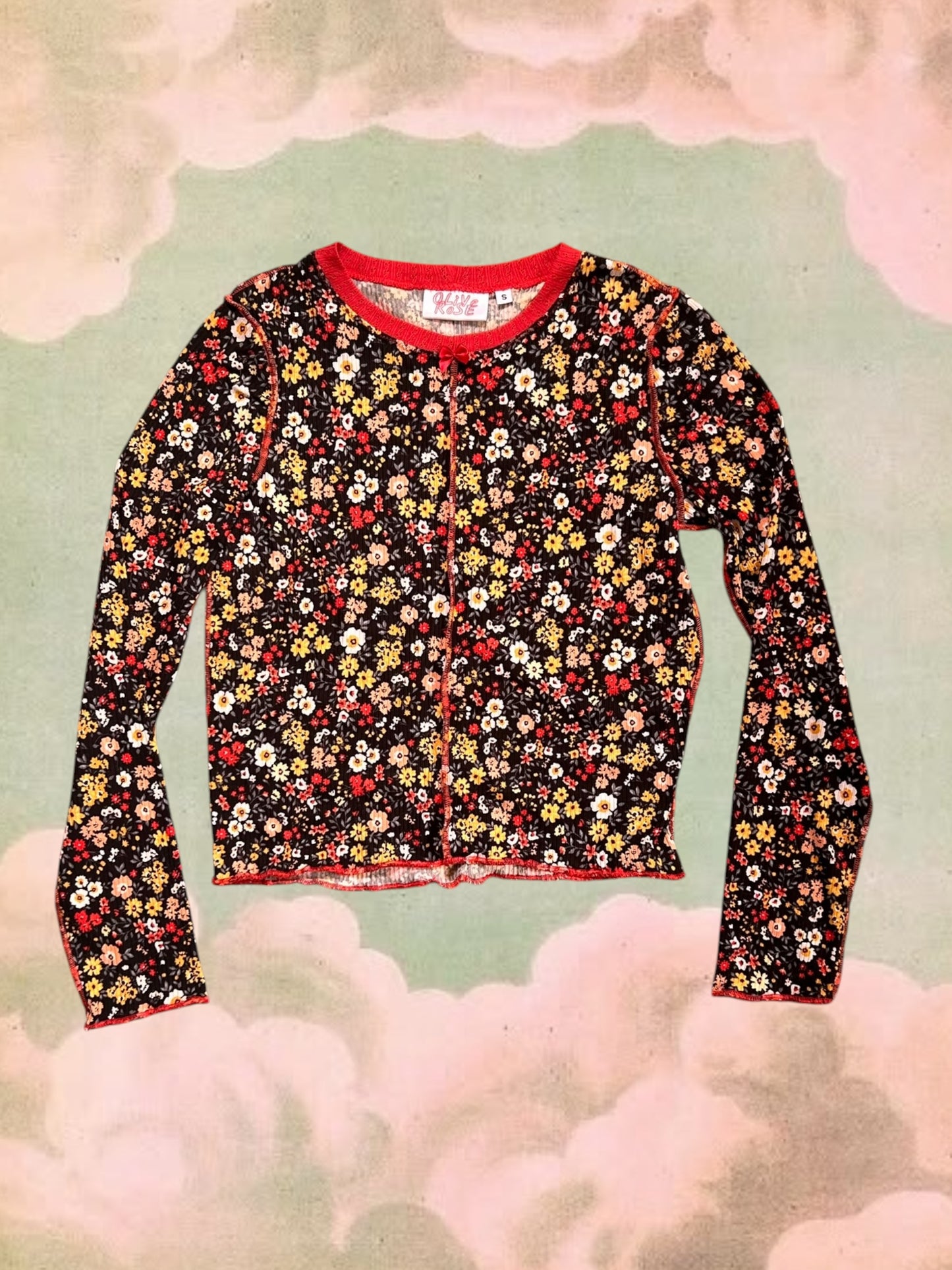 Ribbed Longsleeve - Wildflowers