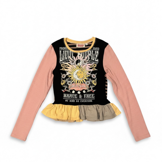 Graphic T - Live Simply - S