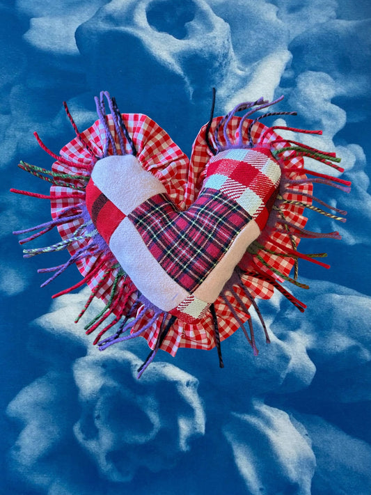 Small Patchwork Valentine Pillow