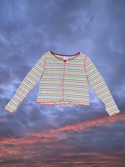 Blossom Longsleeve - Wild Rose Stripes