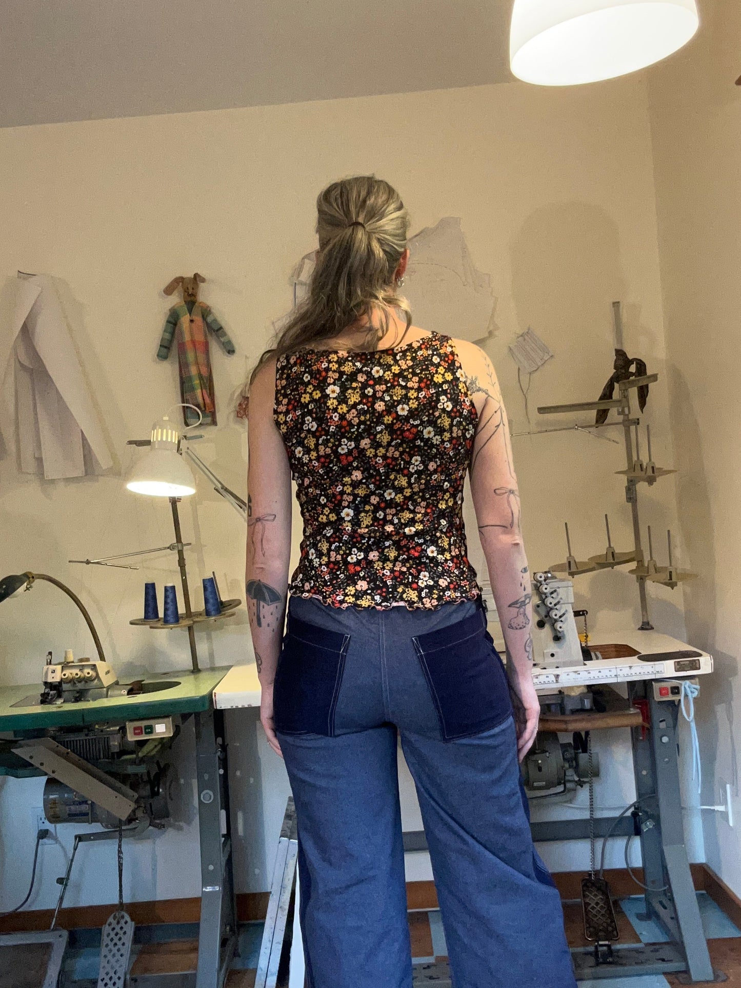 Scrunchie Tank - Wildflower