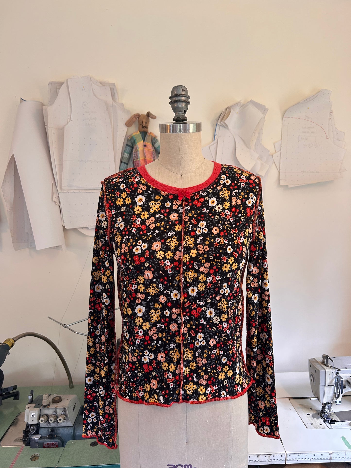 Ribbed Longsleeve - Wildflowers