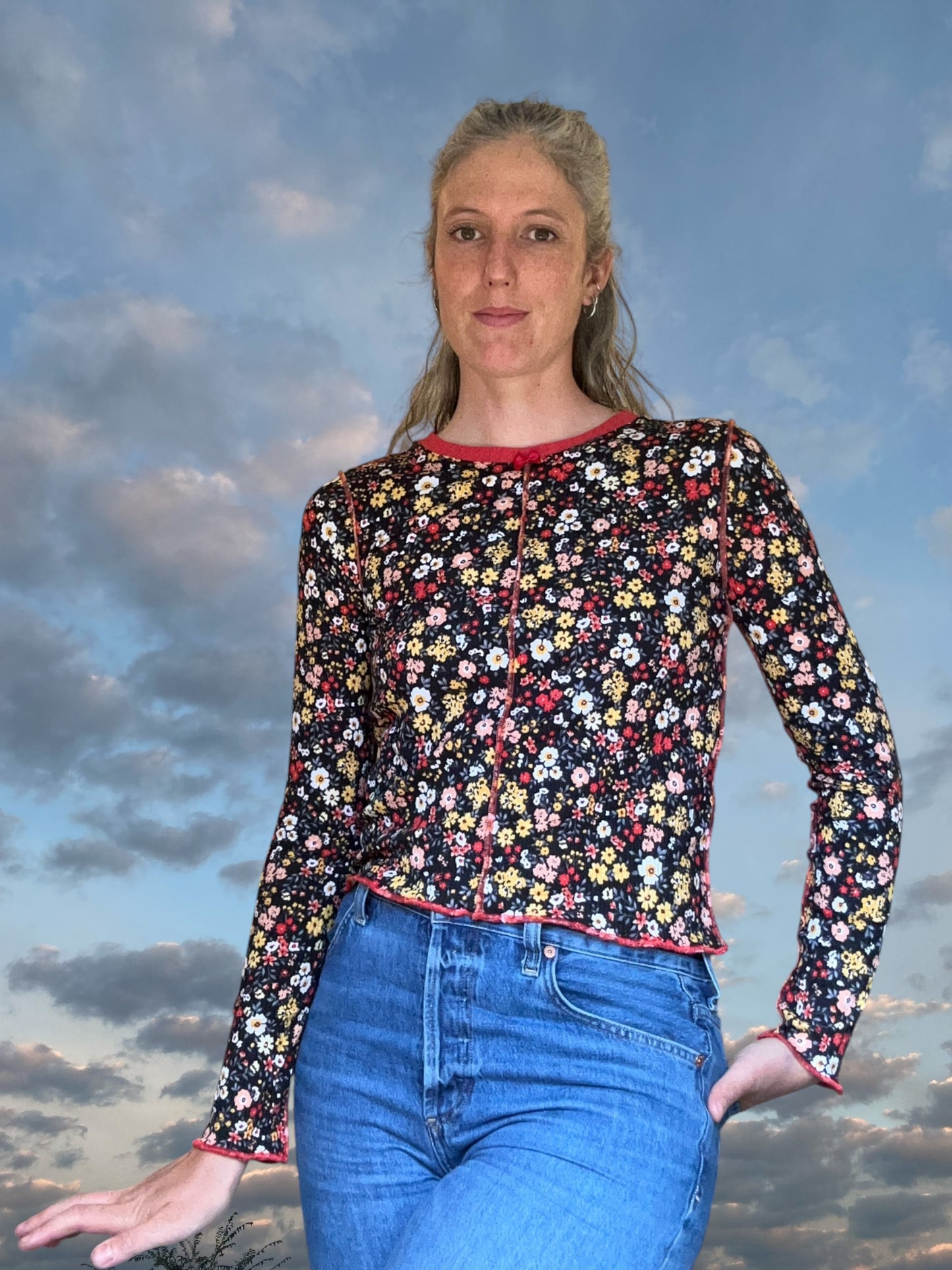 Ribbed Longsleeve - Wildflowers