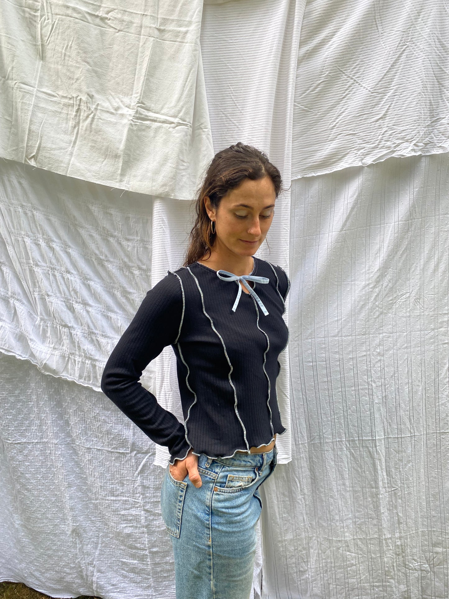 Bow Peep Longsleeve - Black