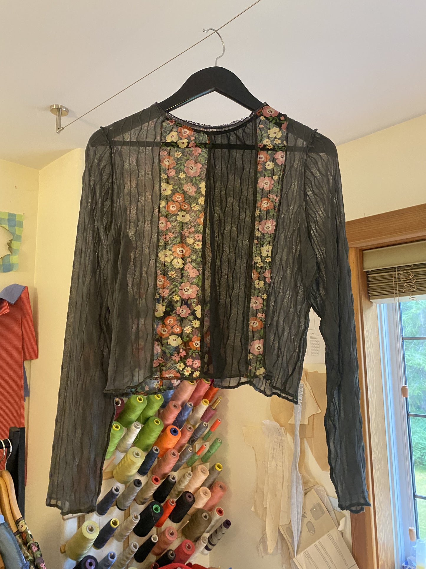 Mesh Longsleeve - Patchwork - L