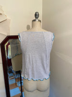 Daisy Tank - Grey Stripes