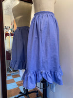 Angel Skirt - Periwinkle Linen