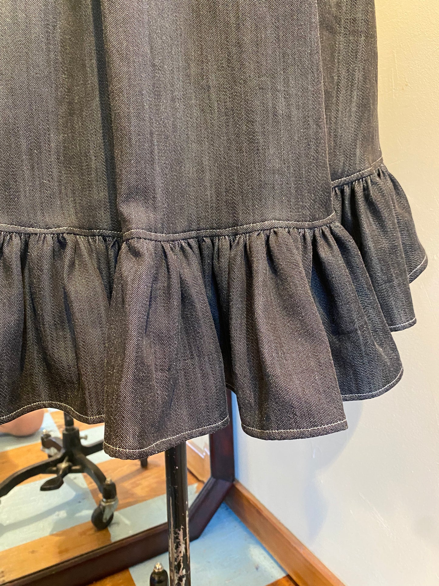 Angel Skirt - Grey Denim