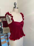 Iris Top - Cranberry