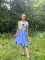 Angel Skirt - Periwinkle Linen