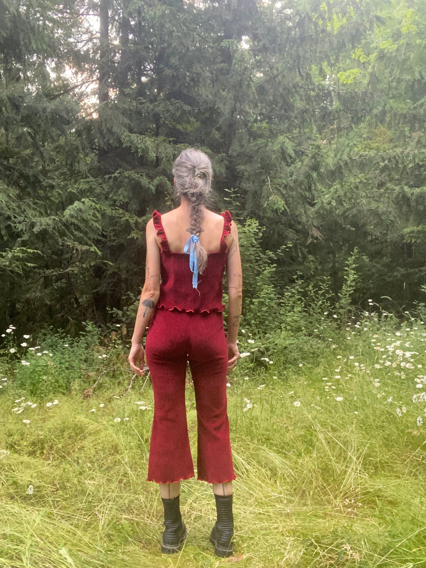 Iris Pant - Cranberry