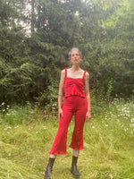 Iris Pant - Red Scarlet Patchwork