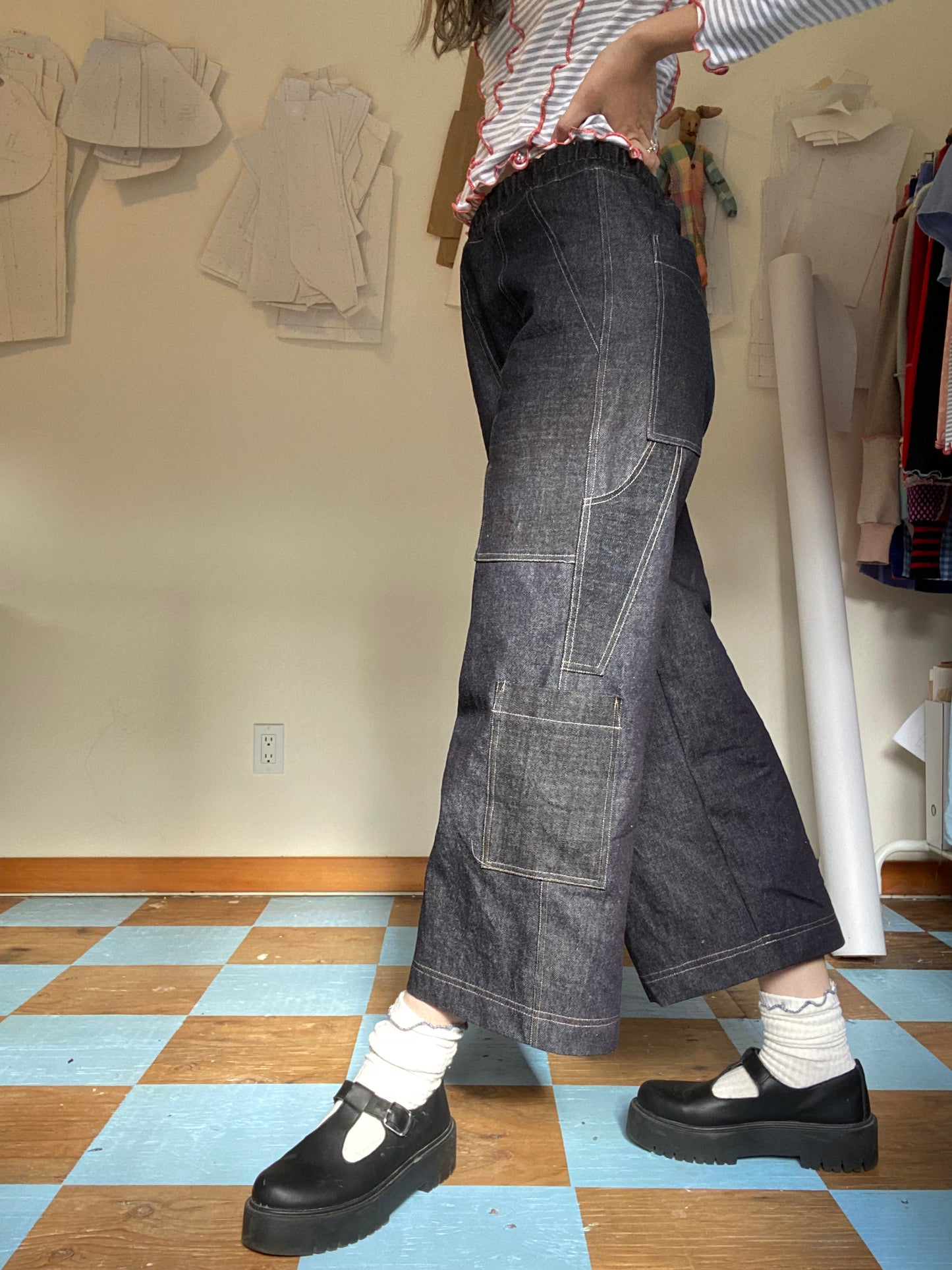 Pocket Pant - Blue Denim