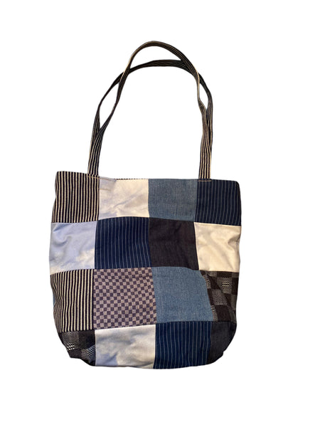 Patchwork Denim Tote