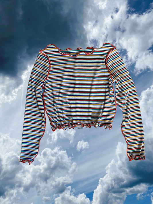 Paige Longsleeve - Candy Stripes