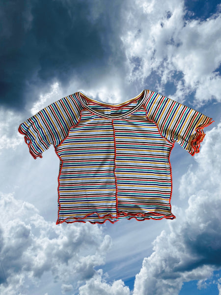 Meadow T-Shirt - Candy Stripes