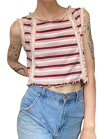 Daisy Tank Cropped Sample - Small