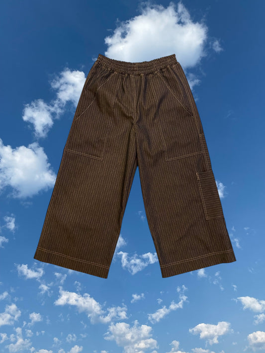 Pocket Pant - Pinstripe Denim