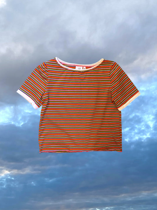 Ringer T - Citrus Stripes