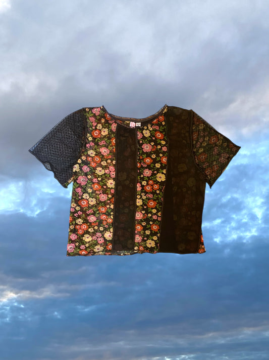 Mesh Baby T - Patchwork - M