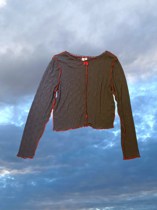 Mesh Longsleeve - Grey Wiggles - M, L