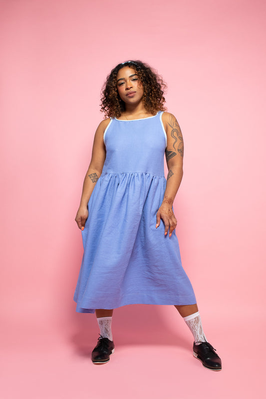 Periwinkle Raindrop Dress