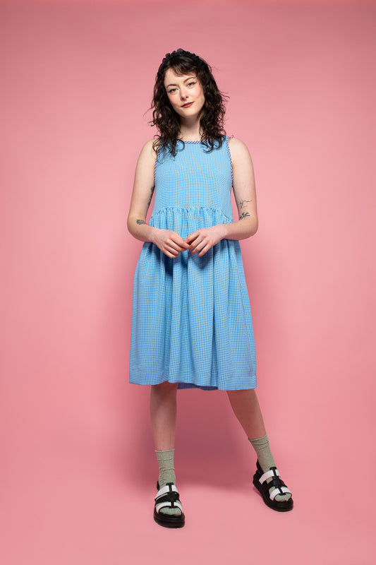 Turquoise Raindrop Dress - Medium