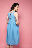 Turquoise Raindrop Dress - Medium
