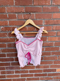 Iris Top - Pink Sweater Knit -  S/M