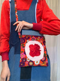 Rosebud Appliqué Bag